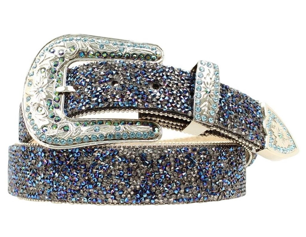 ariat crystal belt