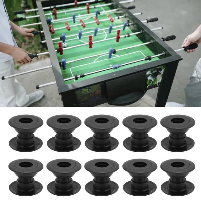 Football Bearing Rods, Resin Table Foosball Bushings Fine Craftsmanship Safe for Replacement