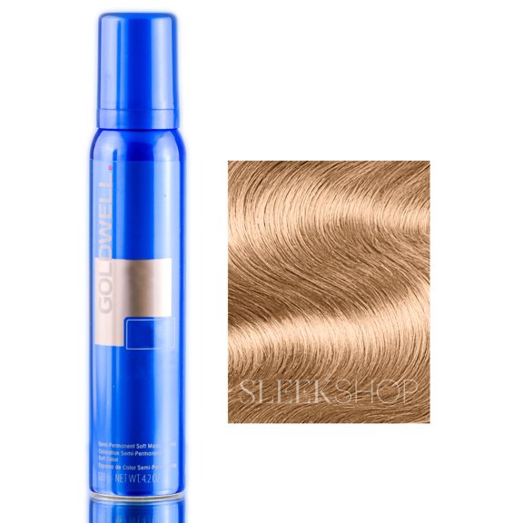 10B - Pastel Beige Blonde , Goldwell Colorance Soft Color Foam Colorant Mousse (4.2 oz), hair scalp beauty - Pack of 3 w/ Sleek 3-in-1 Comb/Brush