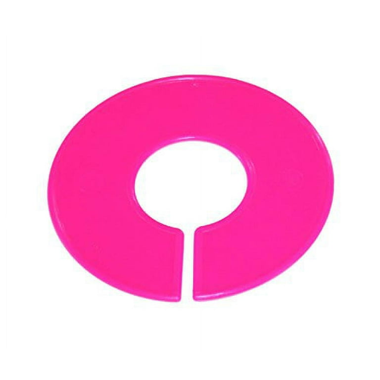 10Pcs/lot Blank Plastic Clothing Rack Ring Size Di... – Grandado - Foto 11