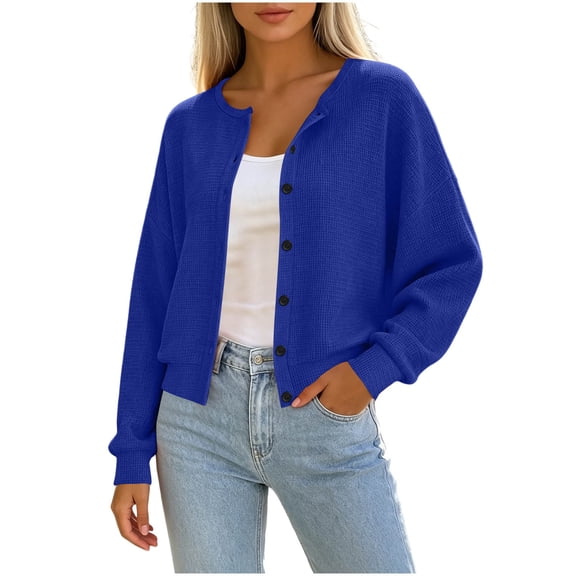 yillto Cardigan for Womens Button down Long Sleeve Cardigans Sweaters Knit Casual Fall Clothes