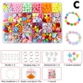 thumbnail image 4 of Kids DIY Bead Accessories Set - 24 Grid, Bracelet & Necklace Making Kit, Creative & Educational Toy for Ages 5+, Perfect Birthday Gift, 4 of 8
