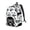 Medium, variant on Black Head Woman with Panda Hair Pattern Durable Canvas Backpack for Men & Women – Stylish & Lightweight – Adjustable Straps, Multiple Pockets – Fits 15-17 Inch LaptopsSmall