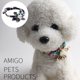 thumbnail image 3 of Collar de perro con flor de pata de estilo único, collar de perro ajustable con flor, collar duradero para mascotas,, 3 of 5