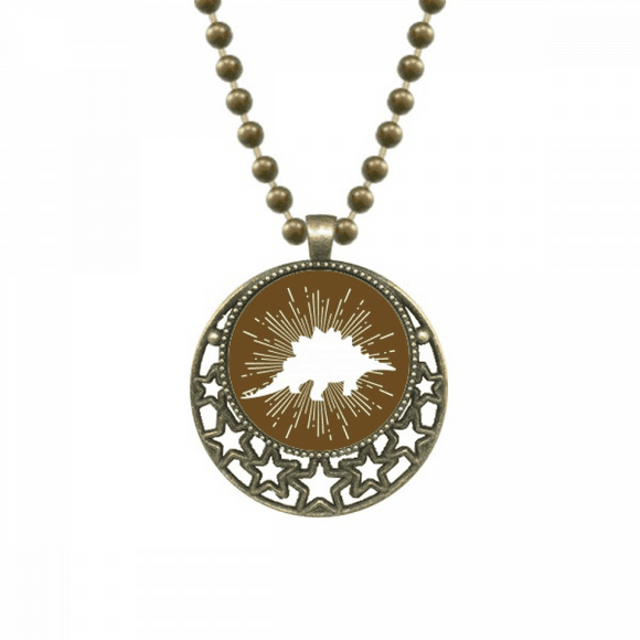 Armor Herbivore Speed Figure Pendant Star Necklace Moon Chain Jewelry
