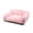 Pink, variant on sunsanly Plush Pet Bed for Small Medium Cats Dogs Washable Puppy Sleeping Sofa Thicken Warm Cat Couch with Anti-Slip Bottom Gift for Pet Lovers