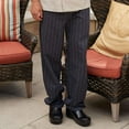 thumbnail image 4 of Vtex 4003-7204 Black & Grey Chevron Stripe Baggy Pant, Large, 4 of 6