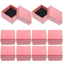 Troglfold jewelry box 10pcs Small Jewelry Boxes Gift Storage Boxes Jewelry Container Jewelries Packaging Boxes with Sponge Pad,2.05"X2.05"X1.26"