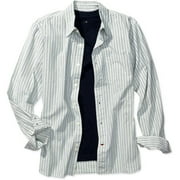 Men's Long-Sleeve Button-Down Shirt with Tee