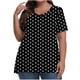 thumbnail image 1 of Camiseta de Manga Corta de Cuello en V Sólido Casual, Camisetas de Manga Corta para las Mujeres, 1 of 4