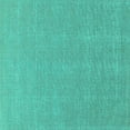 thumbnail image 1 of Ahgly Company Indoor Square Solid Turquoise Blue Modern Area Rugs, 8' Square, 1 of 4