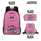 thumbnail image 1 of Mochila 3 en 1 Sanrio con dibujos animados, fiambrera, Hello Kitty, Cinnamoroll, My Melody, Kuromi, Anime, portátil, bolsas de aislamiento de tienda, 1 of 4