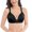 Black, variant on Aoochasliy Wireless Bras for Women Push Up Lace Comfortable Breathable Anti-exhaust Printing Non-Wired Bra