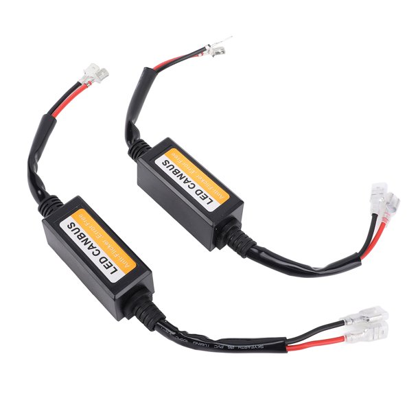 Condensador 2 Uds Decodificador De Faros LED 35W Arnés Antiparpadeo Resistente Al Agua Error De Advertencia Decodificador Canbus Para Vehículo Con Conector H1 H3 Faro
