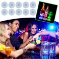 thumbnail image 2 of 10/5Pcs Drink Coaster LED Light Up Bottle Mats Sticker Party B6 L Bar Fo C6G8, 2 of 8