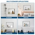 thumbnail image 6 of 19" x 15" Stainless Steel Shower Niche, Brushed Nickel, 6 of 9