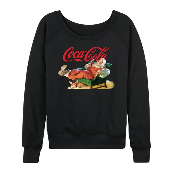 Coca-Cola - Santa Coke - Women's French Terry Long Sleeve Pullover