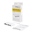 thumbnail image 3 of StarTech.com USB-C Multiport Adapter - Portable USB Type-C/TB3 Laptop Travel Dock w/ 4K HDMI or VGA - Gigabit Ethernet, USB-A 3.0 - White - External video adapter - USB-C - HDMI, RJ-45, VGA - white, silver, 3 of 3