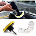 thumbnail image 2 of 5Pcs 80mm Wool Polishing Pad Disc Sponge Pad Drill Kit for Auto Car Polish, 2 of 4