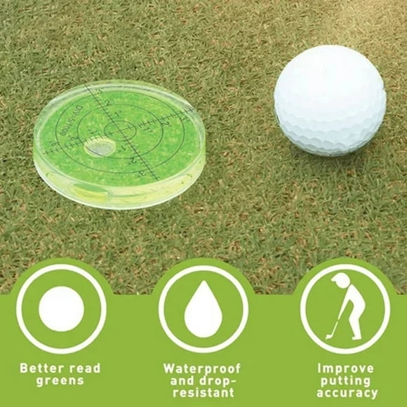 Homeer Scale Level Bubble Level Bubble Round Level Level Bubble High Precision Acrylic Golf Ball Round Bubble Level