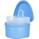 thumbnail image 3 of (azul) Kit de limpieza de dentaduras postizas: Estuche de limpieza de dentaduras postizas con cepillo para dentaduras postizas, 3 of 5