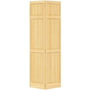 Kimberly Bay Traditional 6-Panel Solid Core Unfinished Wood Bi-Fold Door