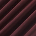 thumbnail image 4 of Sun Zero Malmo 1-Piece Theater Grade Extreme 100% Blackout Rod Pocket Curtain Panel, 52"X84", Wine Red, 4 of 9