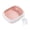 Pink, variant on Yiran Semi Enclosed Splash Proof Oval Cat Litter Box, Pink