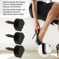 thumbnail image 2 of Heel Tips, 24pcs High Heel Tips Replacement Dowels Shoes Tap Repair Tool kit(13x13mm), 2 of 8
