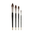 thumbnail image 4 of New York Central Oasis Synthetic Premium Brushes - Elite Professional Watercolor Brushes for Artists, Painting, Students, Studios, & More! - [Pointed Oval Wash - 3/4"], 4 of 7