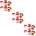 thumbnail image 2 of Jiyike 18 pcs Christmas Non-Woven Tableware Cover Dinner Tool Suit (Red White Brown), 2 of 10