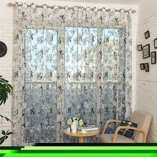 Window Sheer Polyester Curtains Panel Amsterdam