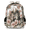 Beige, variant on Candy Cane Holly Multi-Functional Backpack, 16" Waterproof Travel Casual Daypack with Reflective Strip, Merry Christmas Plaid Work Laptop Backpack for Men Women