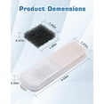 thumbnail image 6 of Petbank Cat Water Fountain Filter, 6 Pack Replacement Filters & 6 Pack Filter Sponges Replacement, Multiple Filtration, Isolates Floating Hairs and gets rid of Odors, 6 of 7