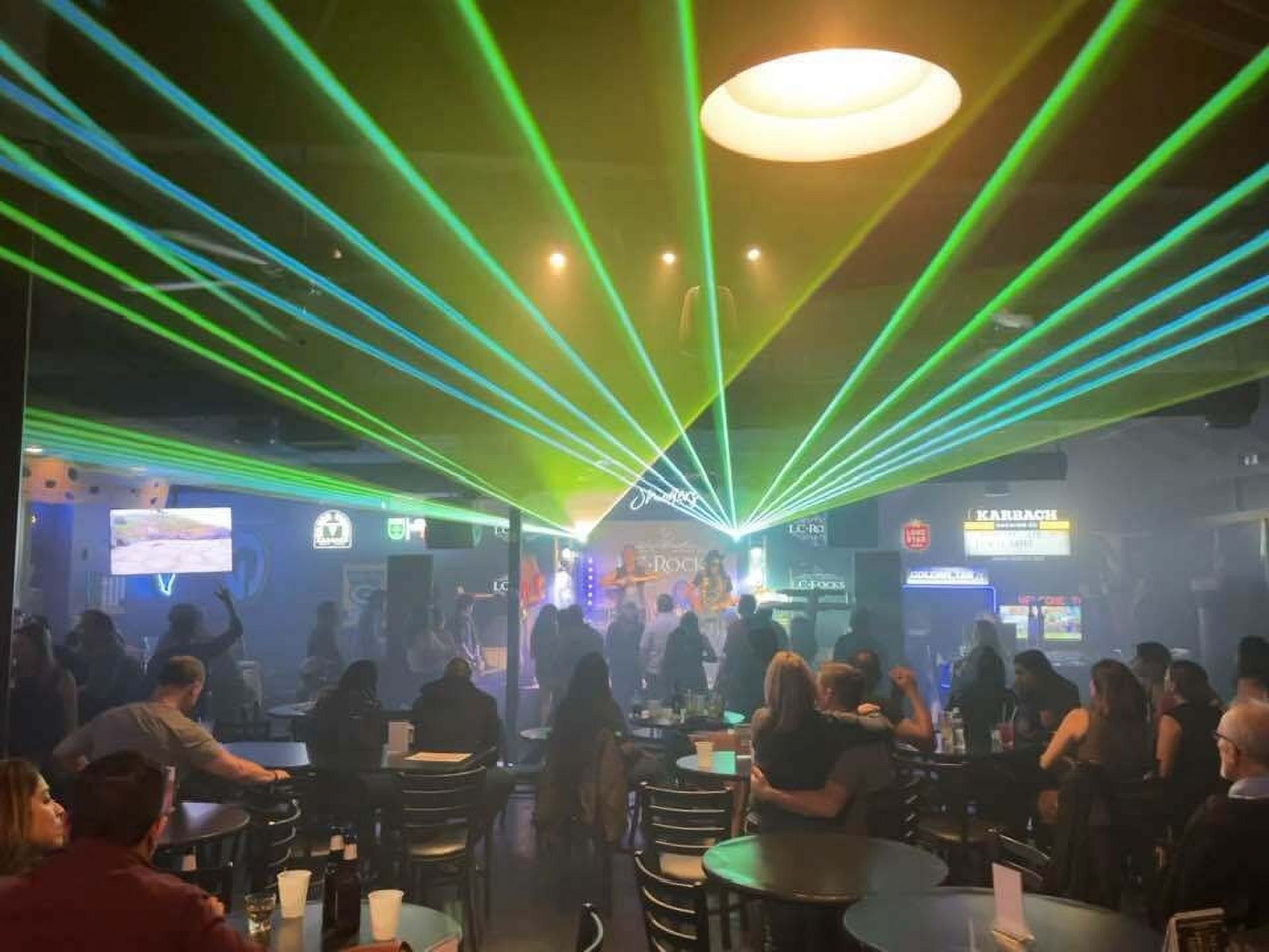Professional Stage Light Beam DJ Lighting Laser Projector SD ILDA 10W RGB Full Color Laser  Light 1pcs