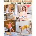 thumbnail image 5 of Wooden  Board - 37 Inch Finger Safe Wobble Board for Toddlers Kids Adults Indoor Outdoor, 5 of 8