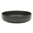 thumbnail image 6 of Gibson Soho Lounge Pasco 16 Piece (Service for 4) Plates and Bowls Double Bowl Reactive Glaze Dishes Stoneware Ceramic Dinnerware Set - Black, 6 of 13