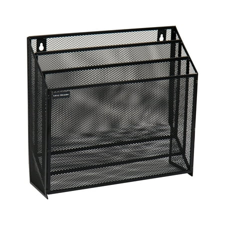 Mind Reader - Wall File Holder 3 Tier Vertical Mount
