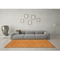 thumbnail image 3 of Ahgly Company Indoor Round Oriental Orange Traditional Area Rugs, 8' Round, 3 of 4