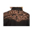 thumbnail image 3 of Scully PL-654-BLK-XXL Womens Western Shirt - Black- 2 Extra Large, 3 of 3