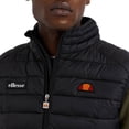 thumbnail image 3 of ellesse chaleco acolchado para hombre BARDY - Chaleco, sin mangas, cuello alto, cierre de cremallera Negro S (Small), 3 of 4