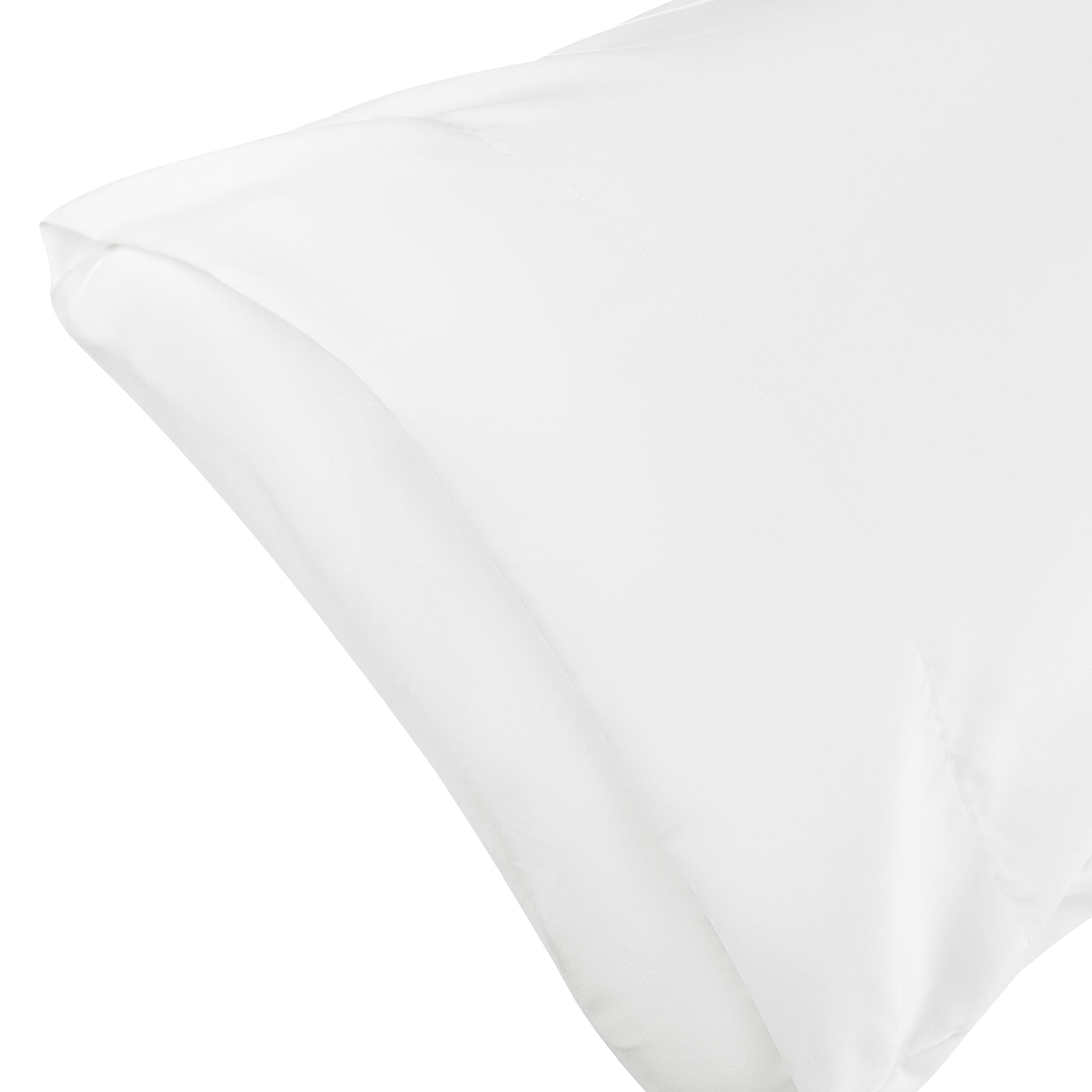 Unique Bargains Solid Color Envelope Closure Pillowcase (2 Count) White Queen
