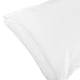 thumbnail image 2 of Juego de 2 fundas de almohada de satén con cierre de sobre para el hogar, tamaño Queen, color blanco, 2 of 6
