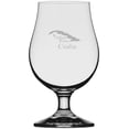 thumbnail image 1 of Cuaba Cuban Cigar Themed Etched 13.25oz Iona Beer Glass, 1 of 1