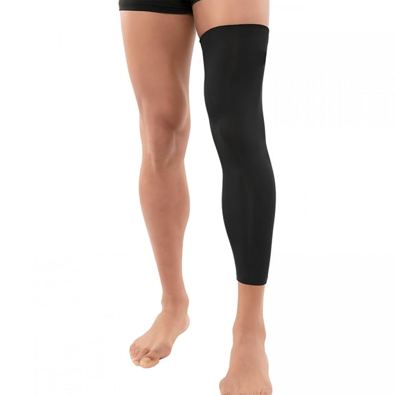 TELOLY Leg Compression Sleeve-Copper Infused Knee Stabilizer Brace for Running,Meniscus Tear,Acl,Mcl,Arthritis,Joint Pain Relief-Thigh&Calf Support for Men&Women