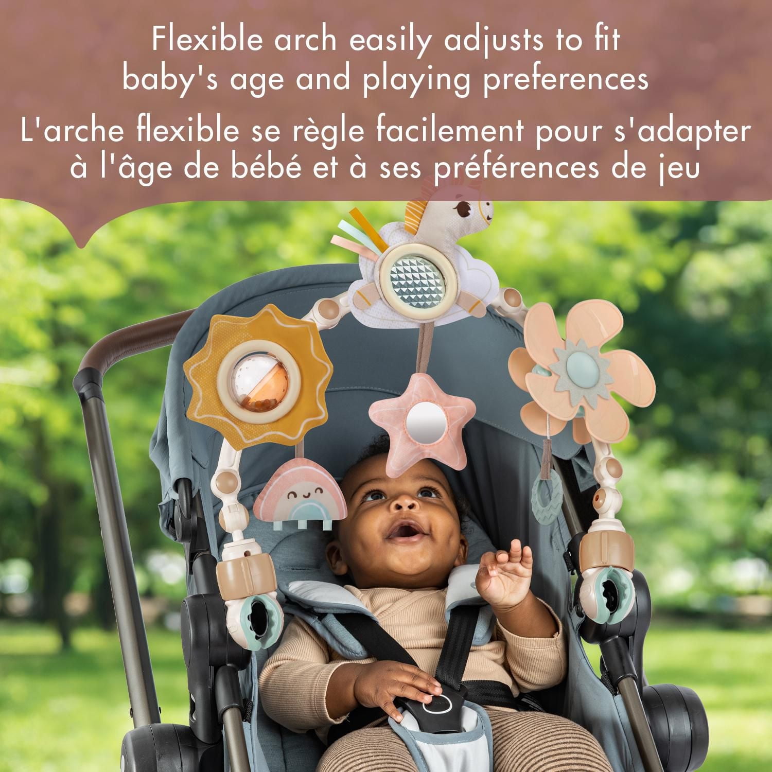 Tiny Love Sunny Stroll™ Stroller Arch - Unicorn Wonderlands Collection