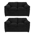 thumbnail image 1 of Sala 2-2 TRINITY Aston ( 2 piezas Love Seat ) Negro Para Sala, 1 of 8