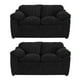 thumbnail image 1 of Sala 2-2 TRINITY Aston ( 2 piezas Love Seat ) Negro Para Sala, 1 of 8