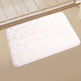 thumbnail image 6 of sruoe Bathroom Rugs, Bath Mat for Bathroom Floor 1pcs, Bath Mats for Bathroom Floor Non Slip Non Skid, Rectangular Polyester Floor Mat for Bath Door Household, White, 6 of 7