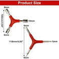 thumbnail image 2 of ABCISI 4Pcs Y-Shaped 3 Way Socket Wrench, Bike Repair Tools Triangle Allen Wrench Outer Spanners 4/5/6mm Bike Bicycle Cycling Wrenches Y-Type 8/9/10mm, 2 of 9